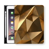 frontview of personalized iPad folio case with 4 design