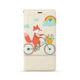 Front Side of Personalized Huawei Wallet Case with 8 design