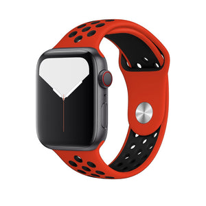 Sport Band Active for Apple Watch - Red Black